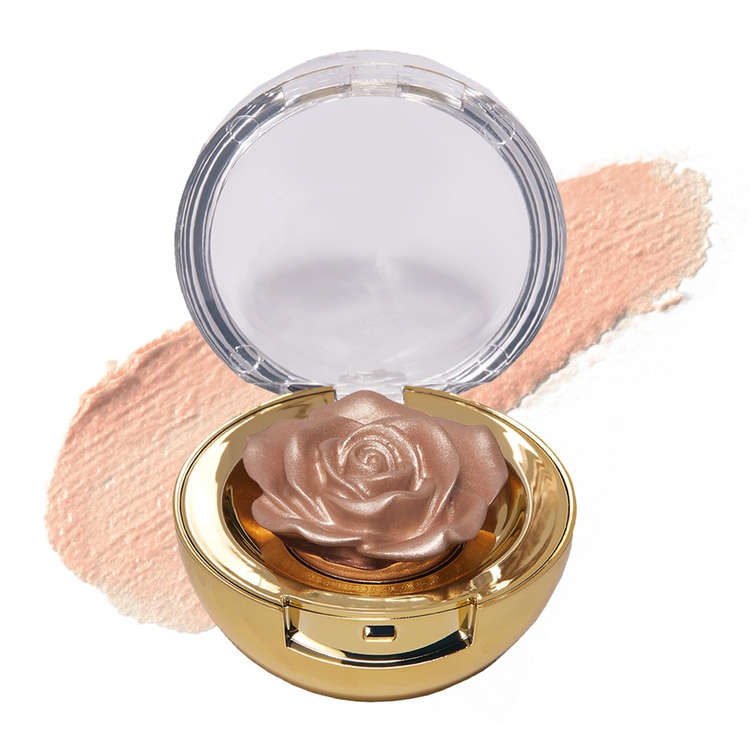 Winky Lux Cheeky Rose Highlighter rose-shaped compact for a luxe glow on cheeks