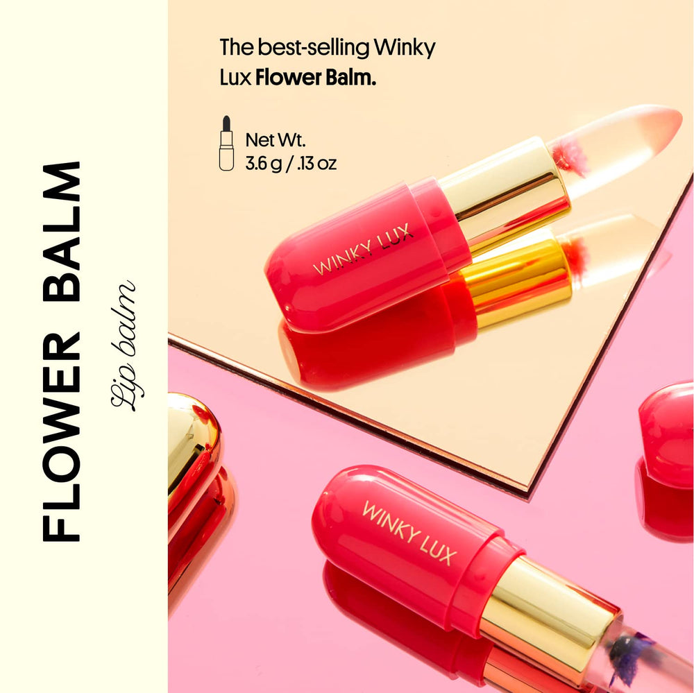 Winky Lux Flower Balm vanilla aroma enhances daily rituals with soft scent.