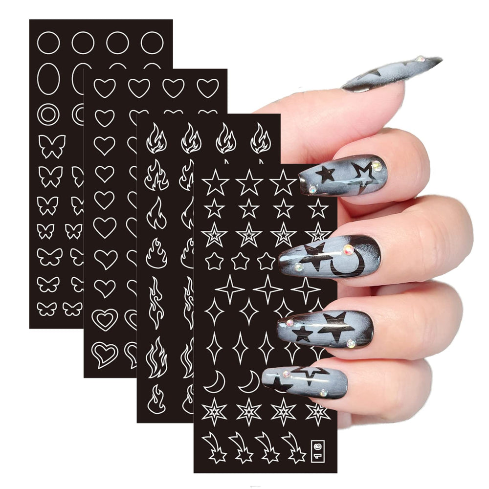 Winthrop French design decals template for clean, precise tips.