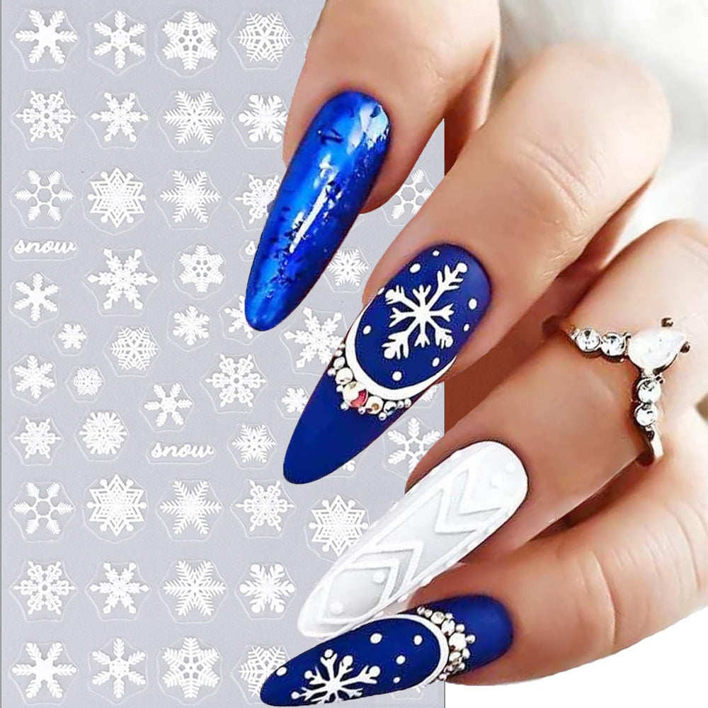 Winthrop self-adhesive decals for easy, mess-free nail art on natural or artificial nails.