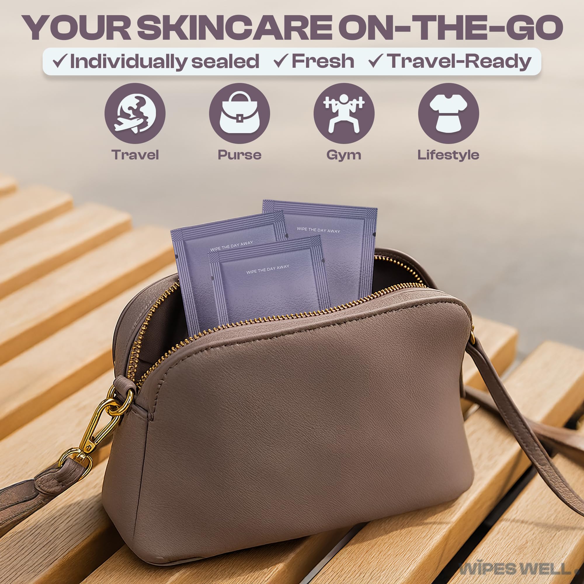 Wipes Well uses plant-based extracts for a clean, chemical-free feel.