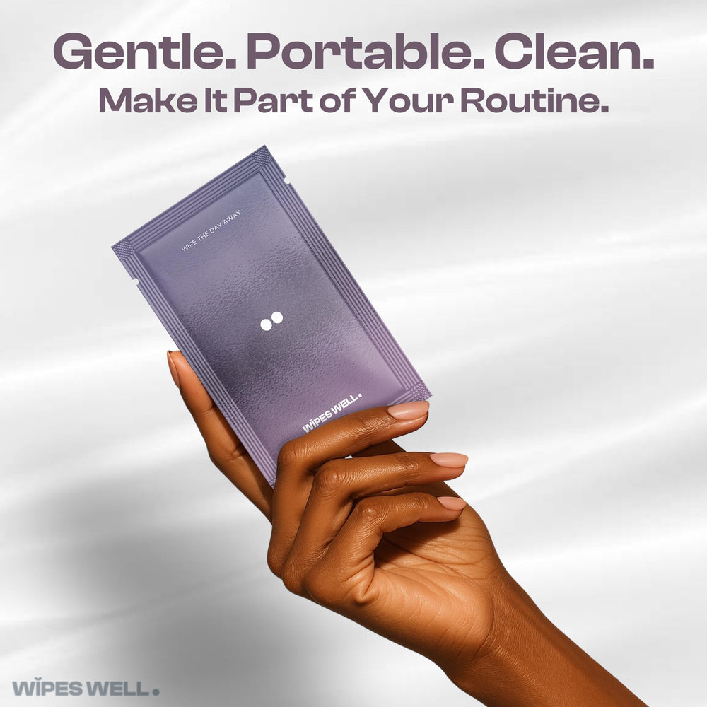 Wipes Well unscented wipes suitable for sensitive skin users.