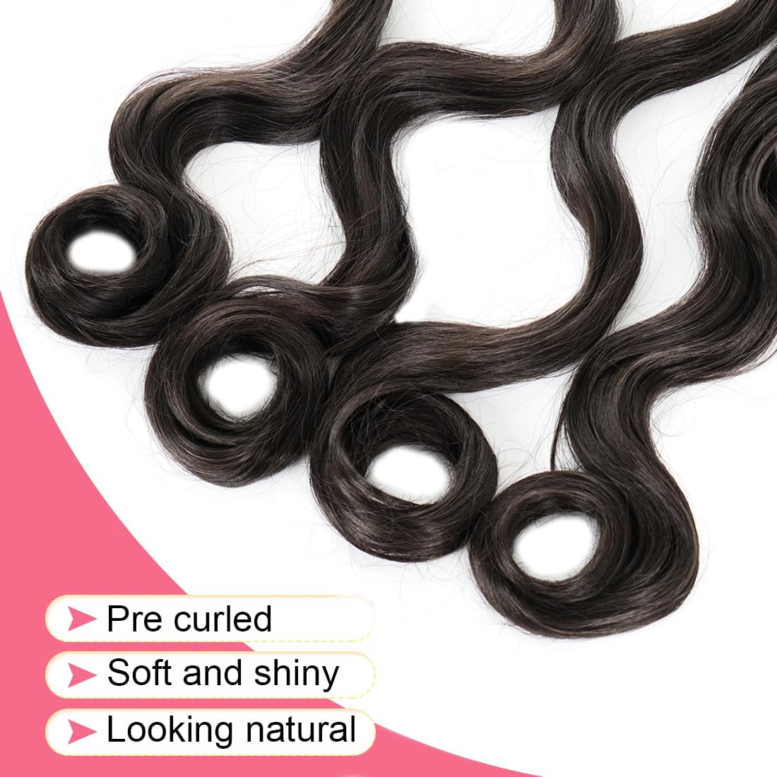 WIPPORYA shade #2 extensions blend with roots for a natural look.