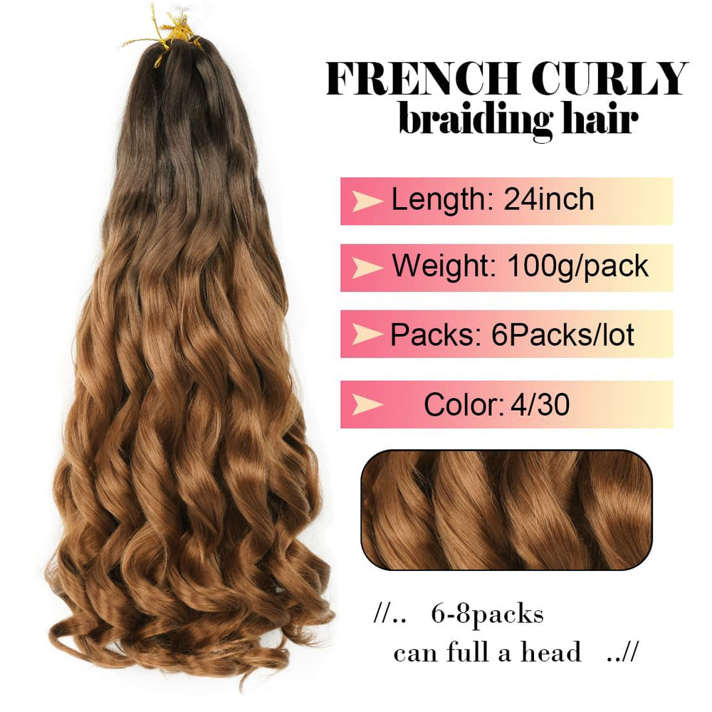 WIPPORYA loose-wave braiding hair adds natural volume for twists.