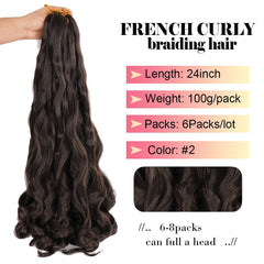 WIPPORYA Pre-stretched Braiding Hair 100g pack for consistent length.
