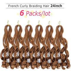 WIPPORYA braiding hair 24 inch lightweight option supports easy handling.
