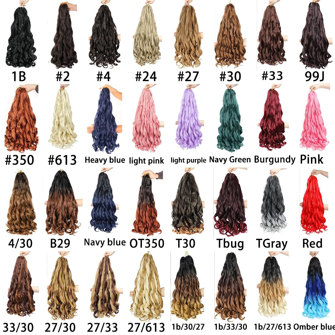 WIPPORYA soft synthetic hair feels lightweight and fluffy