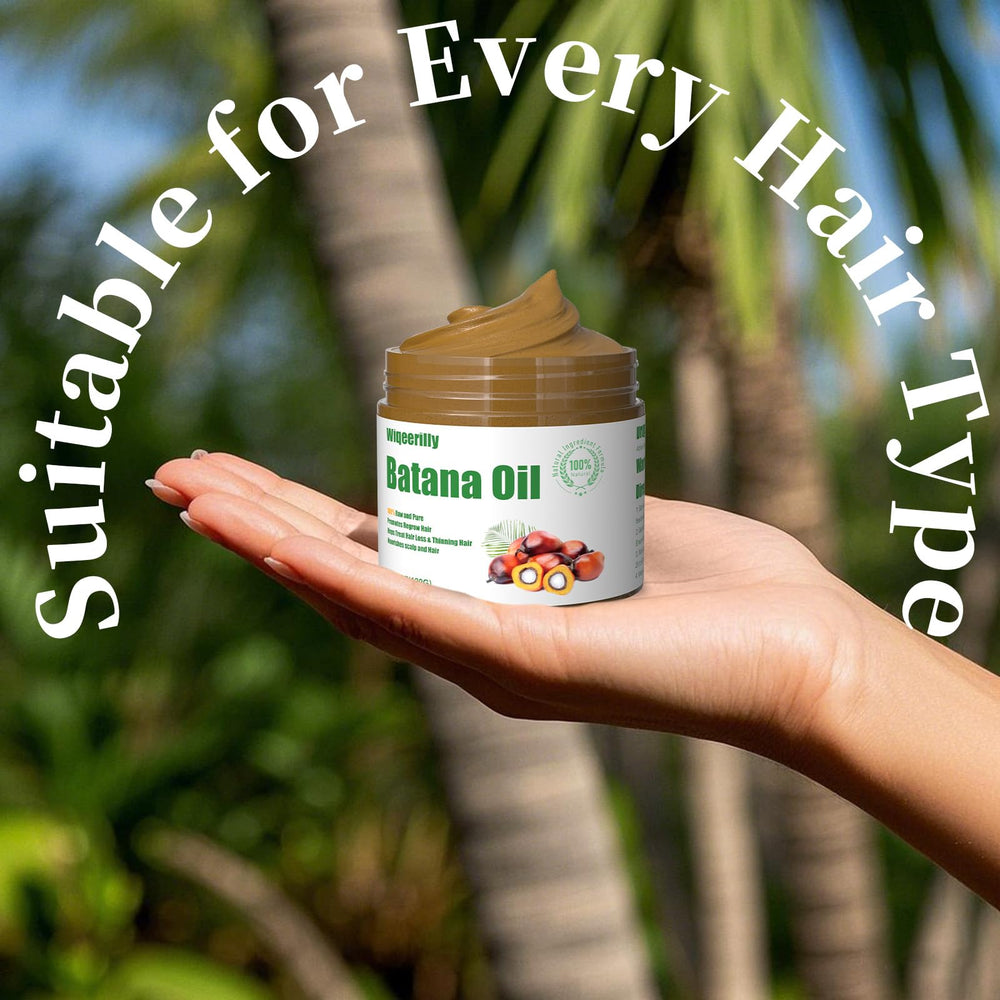 Wiqeerilly Batana Oil final hair finish looks healthy and resilient