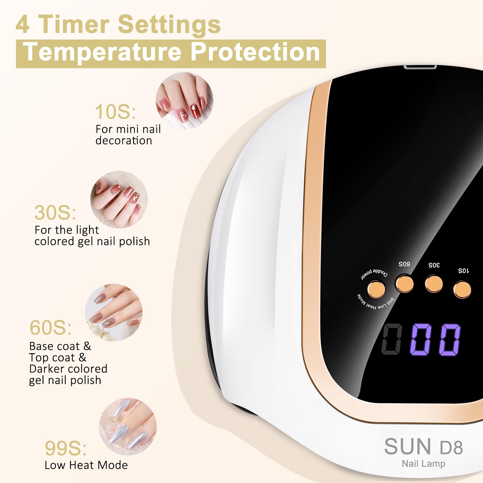 Wisdompark portable gold handle enables on the go manicures