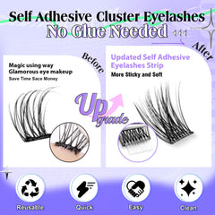 wiwoseo beginner-friendly lashes easy to apply and remove