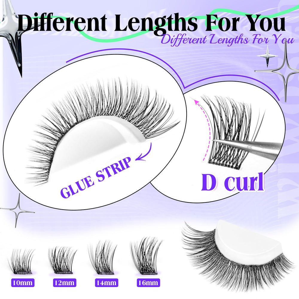 wiwoseo waterproof and sweatproof lashes stay put all day