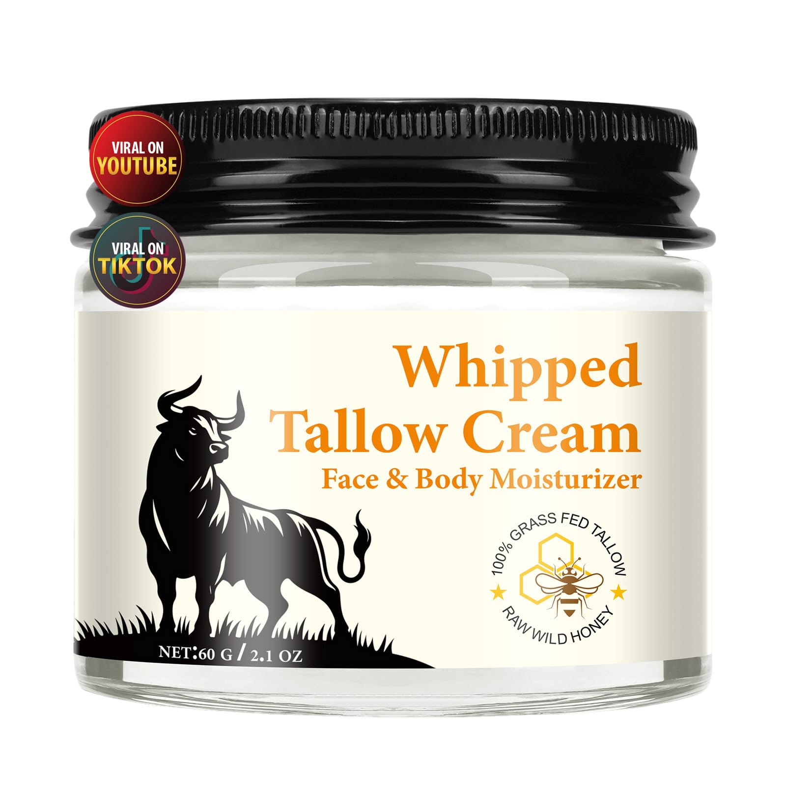 WLCTJIAYOU beef tallow face balm for deep hydration of dry skin.