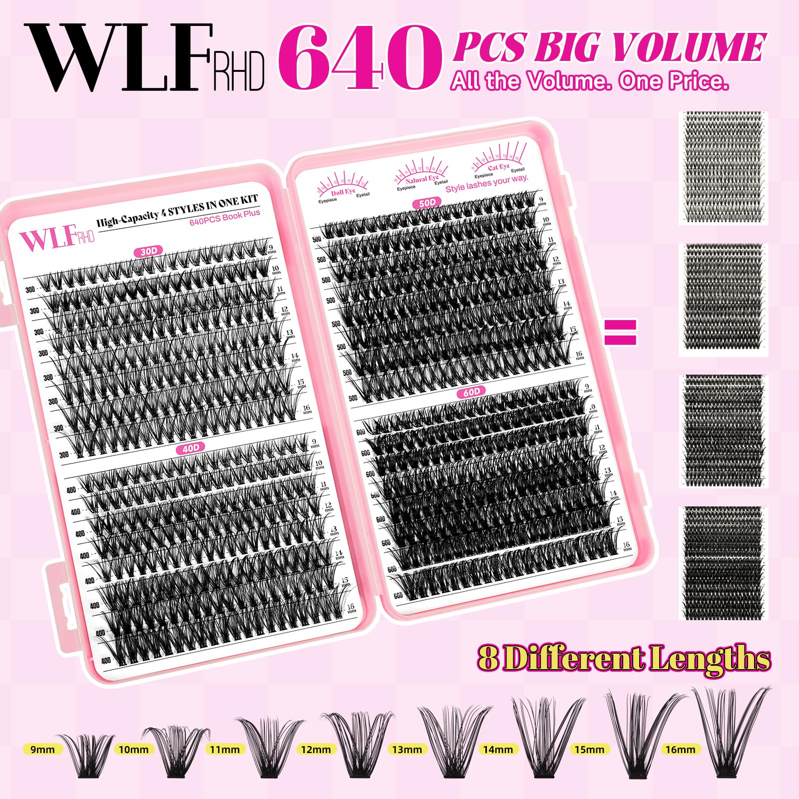 WLFRHD WLF lash bond and seal set for smooth application and secure wear