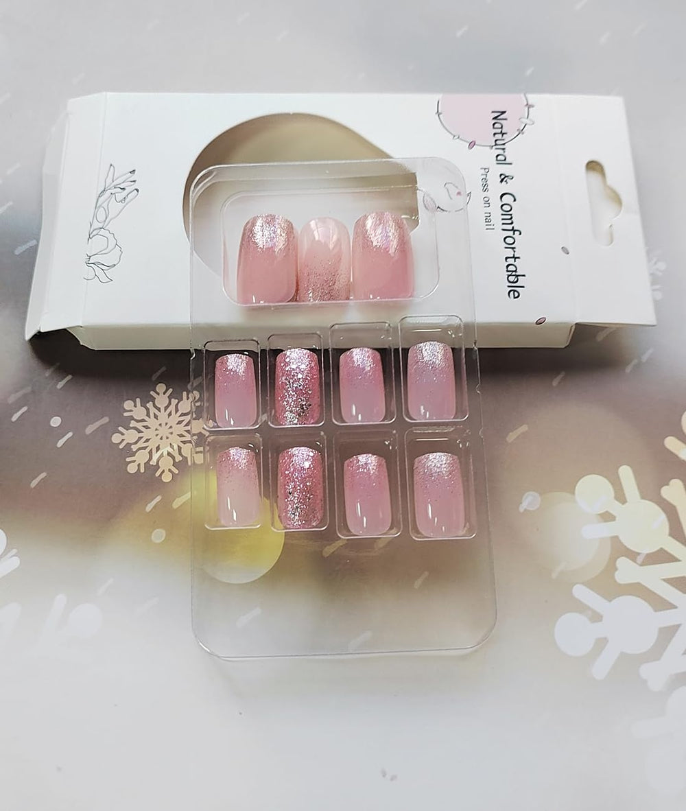 WLGDLH short square nails ideal for proms and party outfits