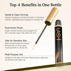 WM Western Miracle serum tubes arranged together for on-the-go lash and brow care.