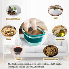 WMHYLYH foldable foot basin fits under the bed for storage