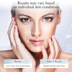 WMK Vitamin C Alpha-Arbutin blend image emphasizes brightening ingredients for even tone.