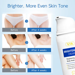 WMK Skin Brightening Cream knees, rich hydration for refined texture.