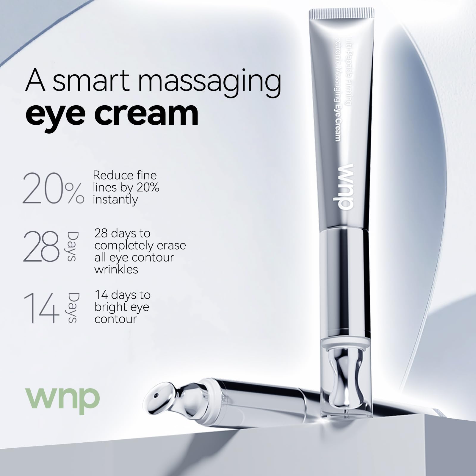 WNP Eye Cream repairs under-eye skin for rejuvenation.