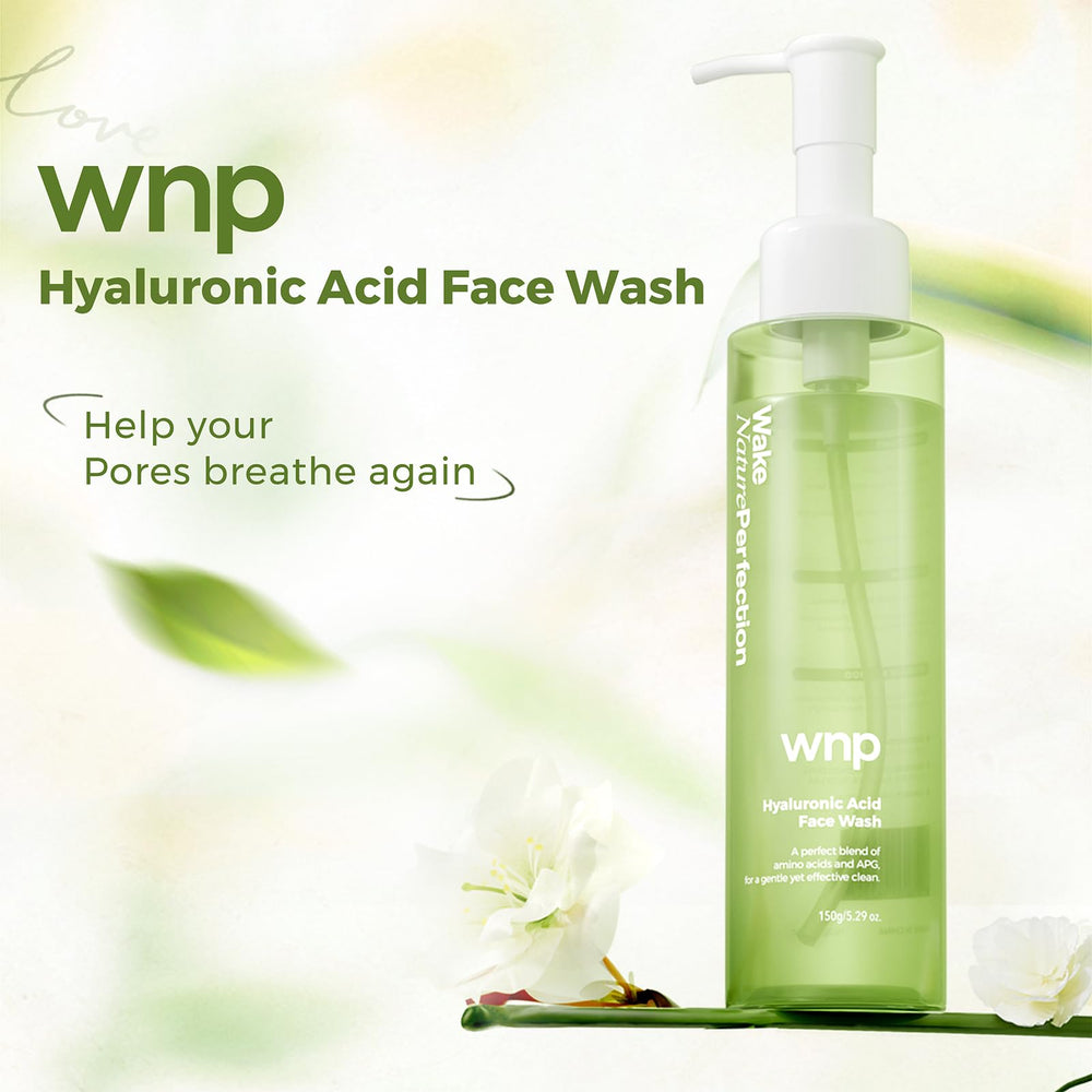WNP Foaming Face Wash delivers a fresh, plump feel after cleansing