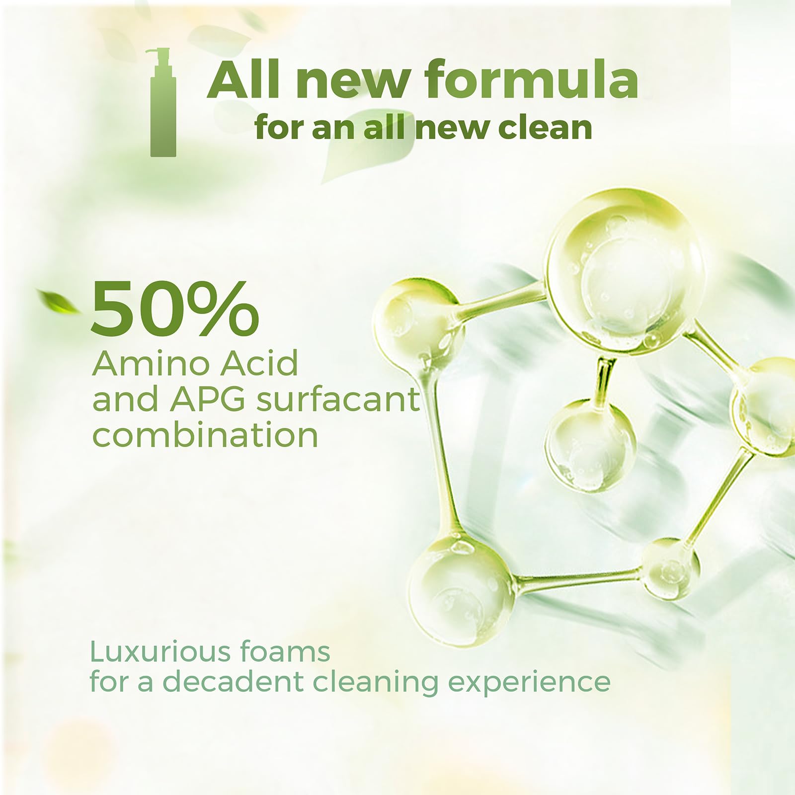 WNP Foaming Face Wash foam-lather shows a soft, hydrating clean