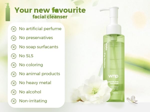 WNP Foaming Face Wash supports sensitive skin with mild cleansing