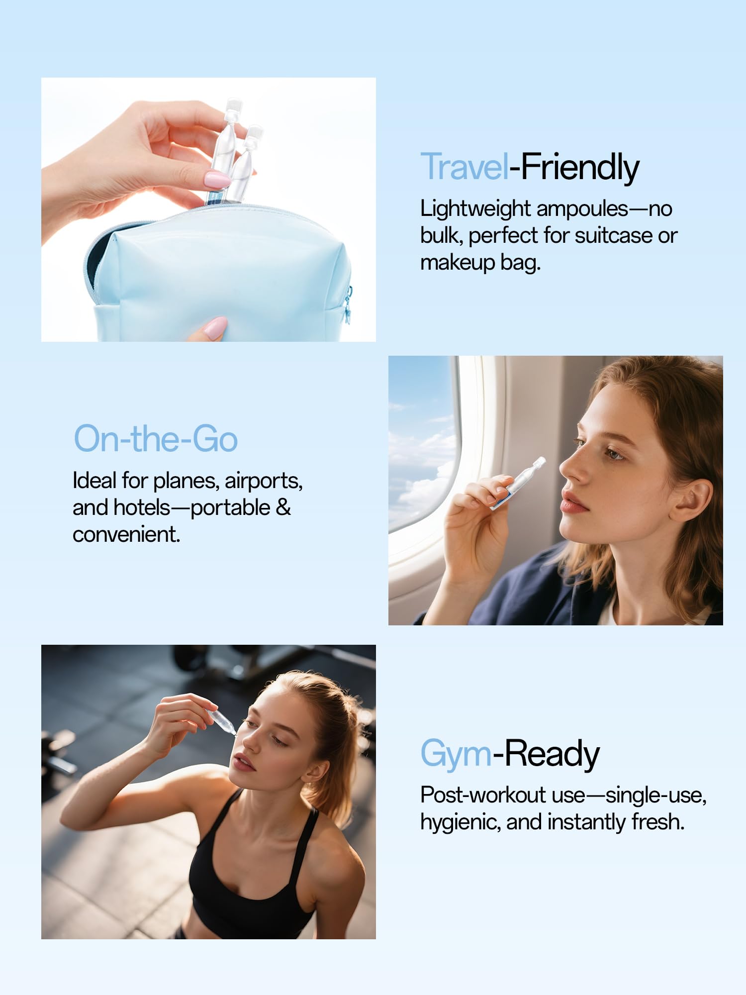 WNP Hyaluronic Acid Serum compact pack on bathroom shelf for daily routine