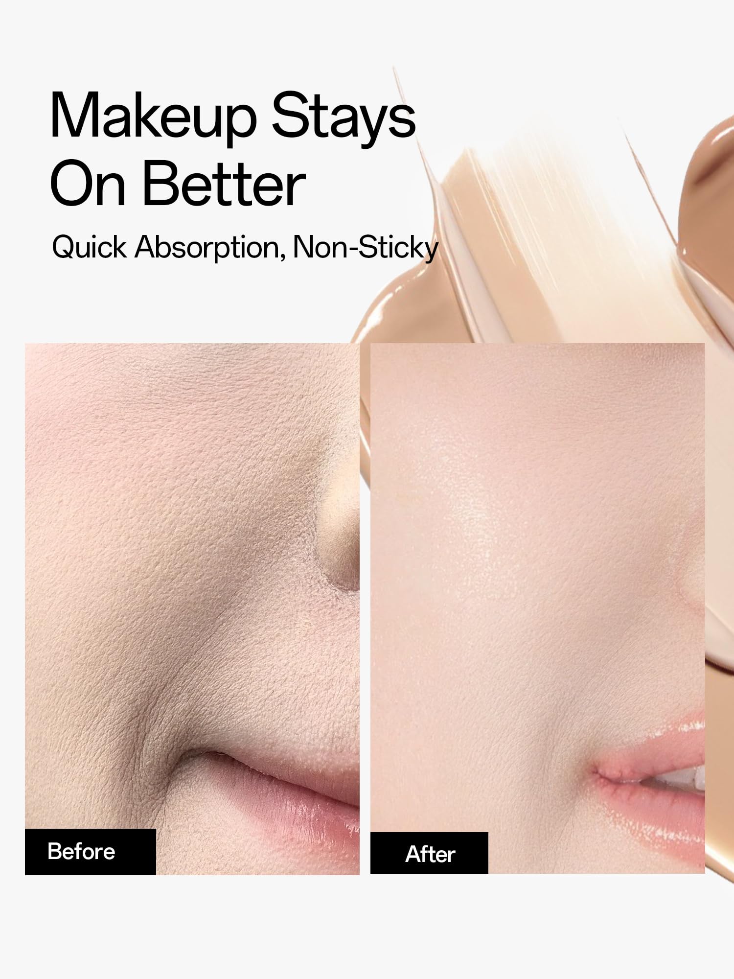 WNP Hyaluronic Acid Serum being applied to the face for a refreshed look