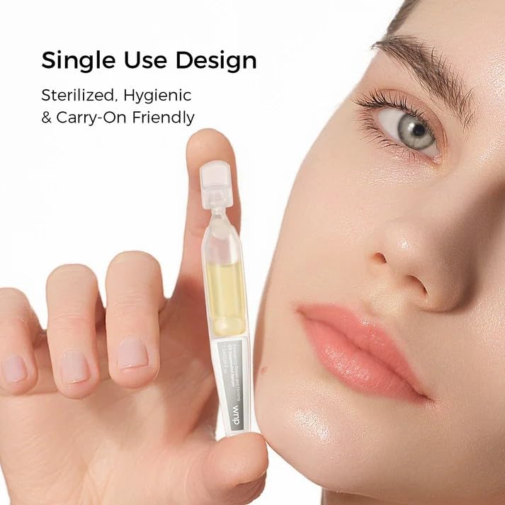 WNP Single-use vials illustrate travel-friendly, mess-free skincare on the go.