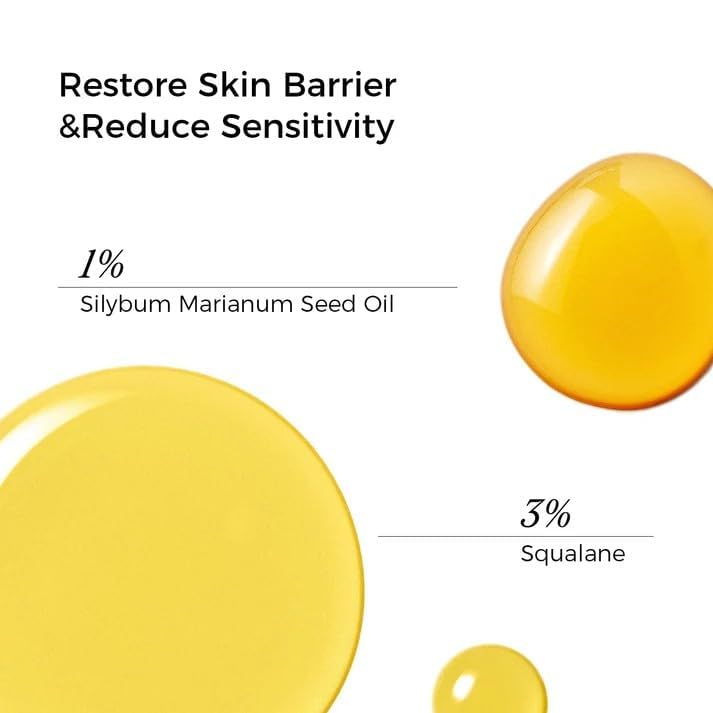 WNP squalane and milk thistle oil bottle scene for barrier protection and glow.