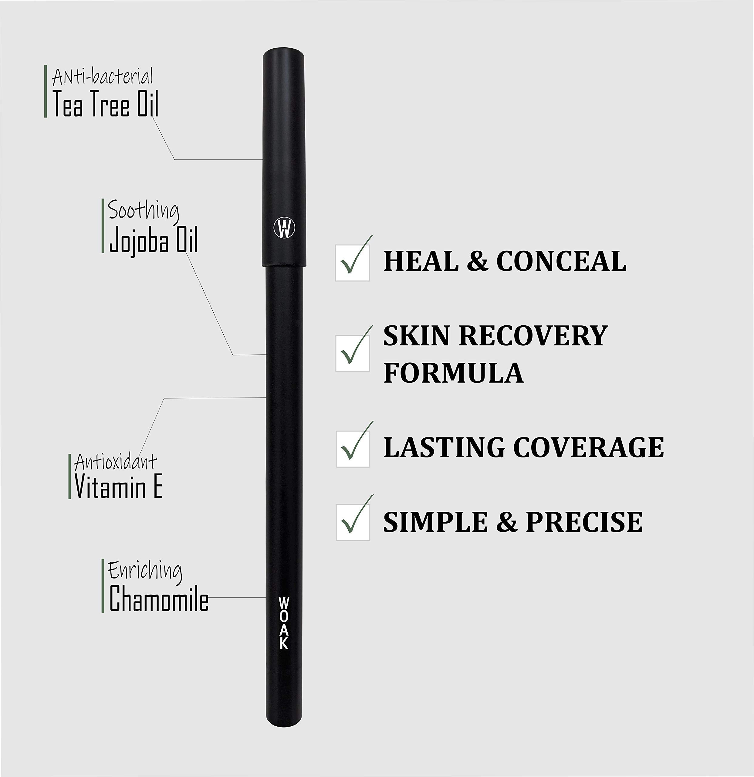 WOAK Stealth Fighter Pen application tip demonstrates precise, easy use.