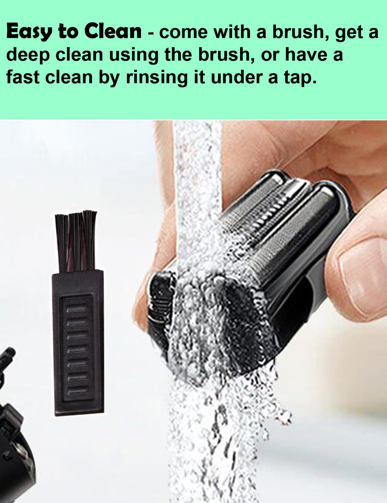 WOERGG Series 3 head packaging with cleaning brush included for quick care.