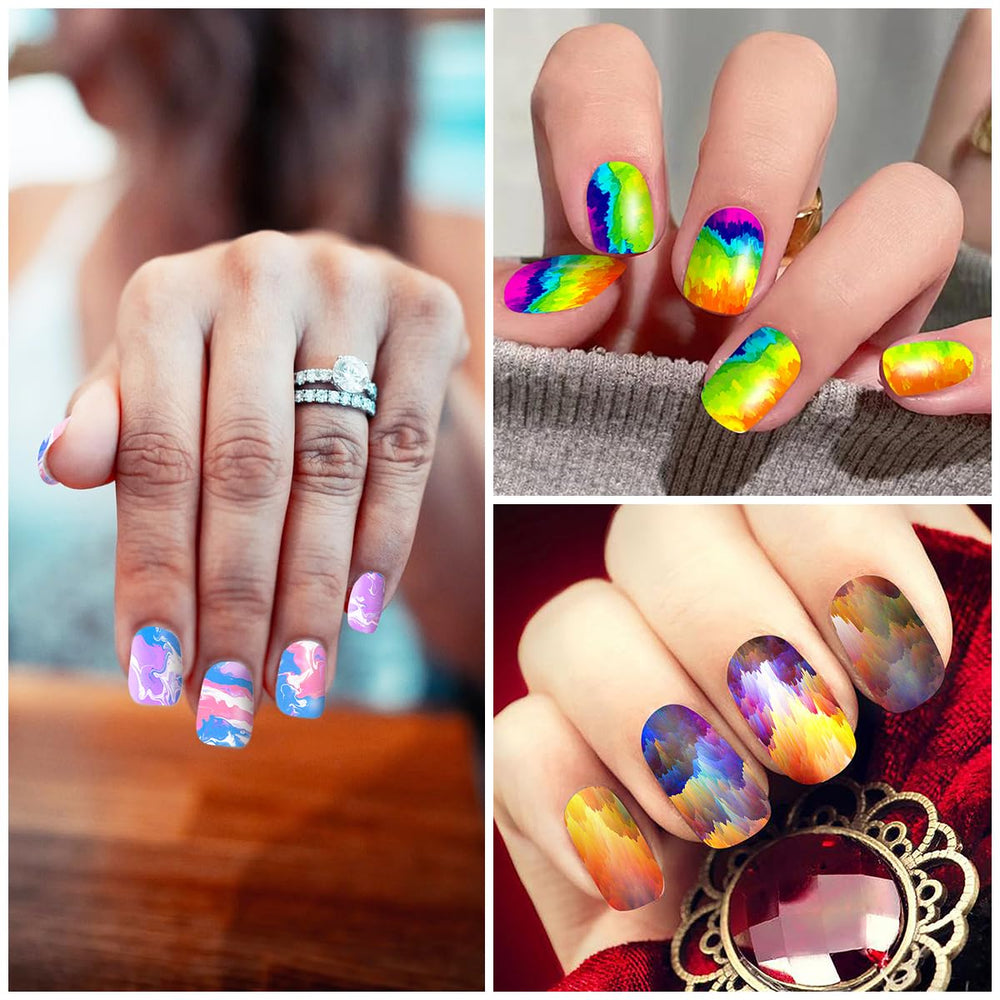 WOKOTO moon file shapes nails before applying wraps