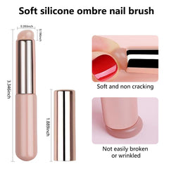 WOKOTO ombre gradient brush with black wood handle for smooth color blends.