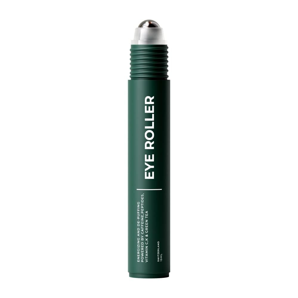 The Wolf Project Under Eye Roller with cooling roller refreshes puffy eyes for a brighter look.