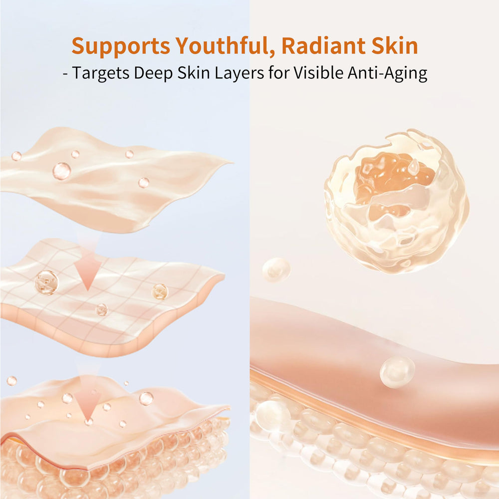 Morning and evening usage scene showing simple, fast-absorbing routine.