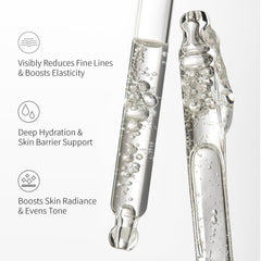 Niacinamide and seaweed extract contribute to more even skin tone.