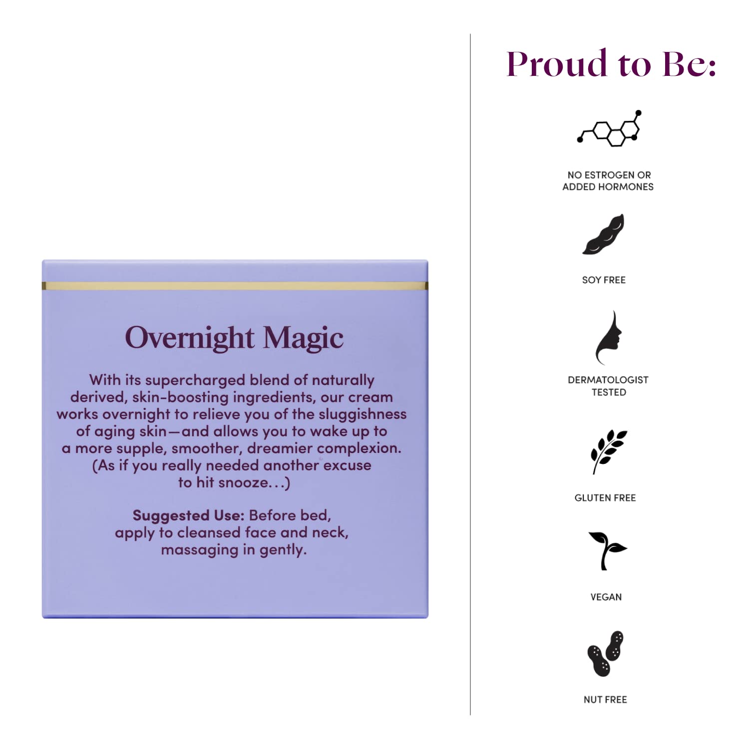 Bakuchiol plant-based retinol alternative in Womaness formula for gentle anti-aging texture