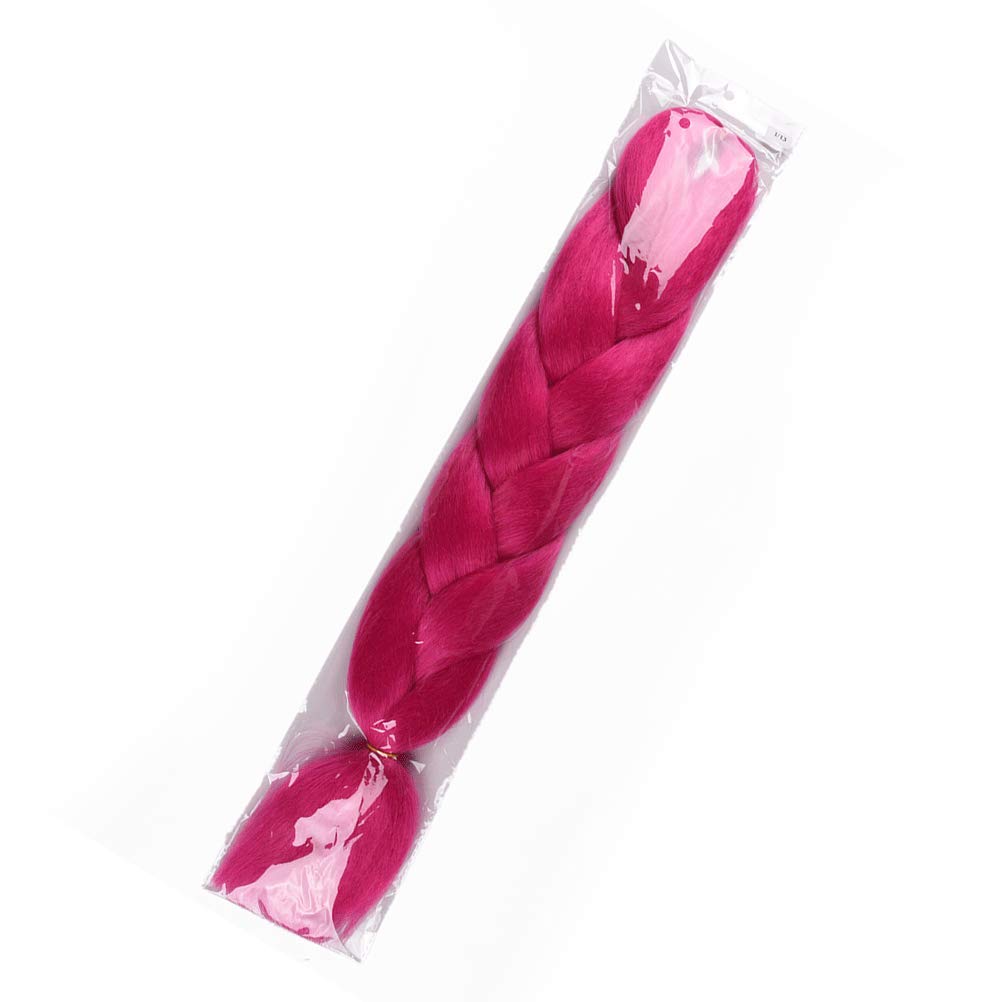 WOME pink color swatch for braiding hair