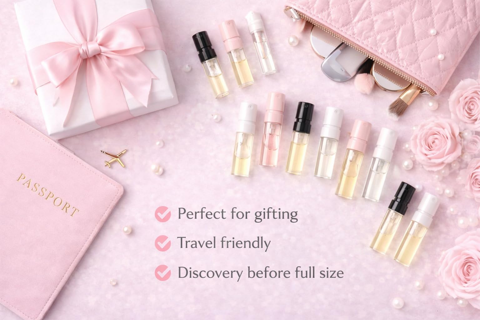 Women's Perfume Sample Discovery Set: curated fragrance notes for quick reference
