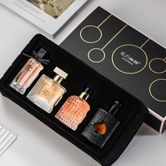 Women's Perfume Set: four fragrances in gift box ideal for gifting