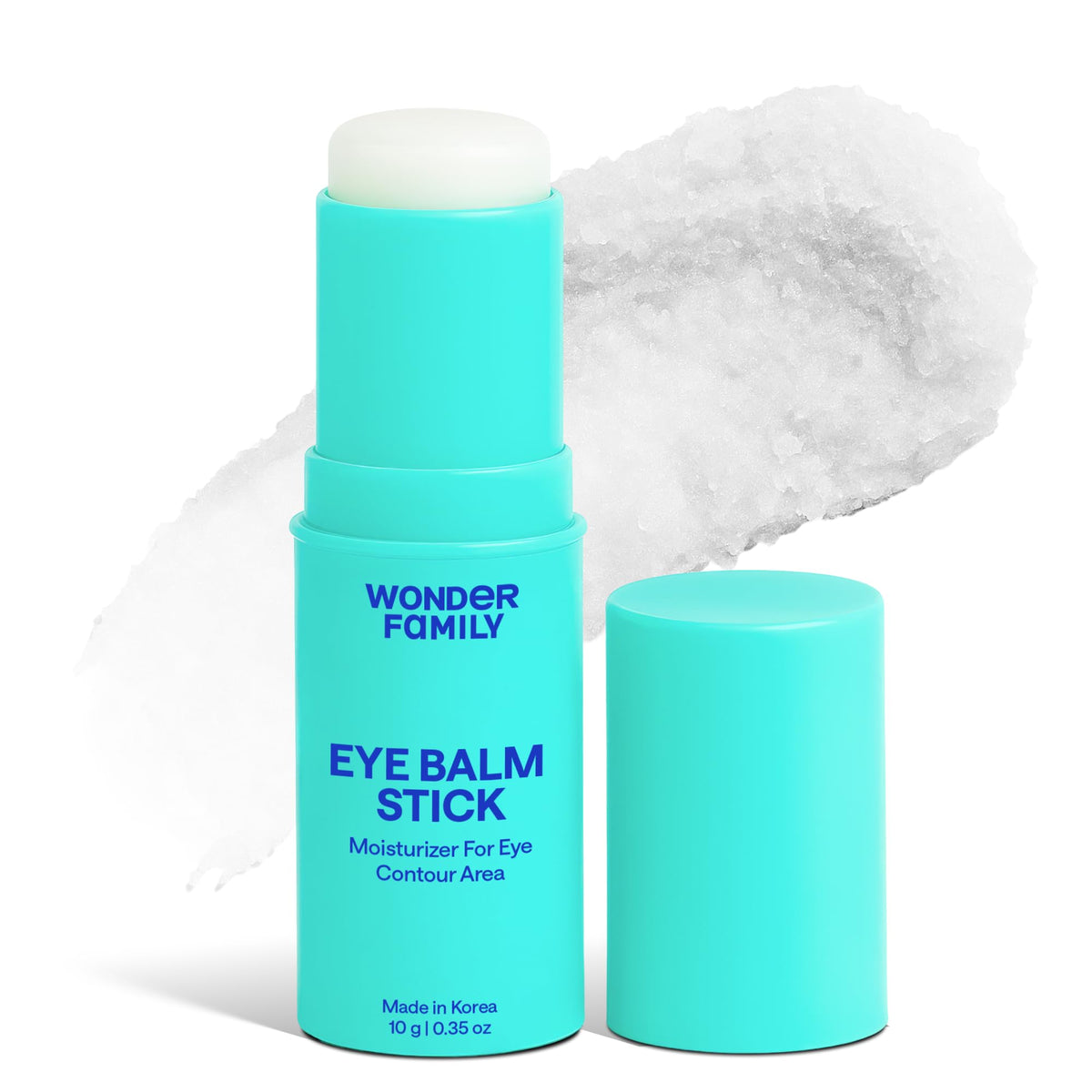 Wonder Family Under Eye Balm Stick packaging showing travel-friendly design for on-the-go hydration.