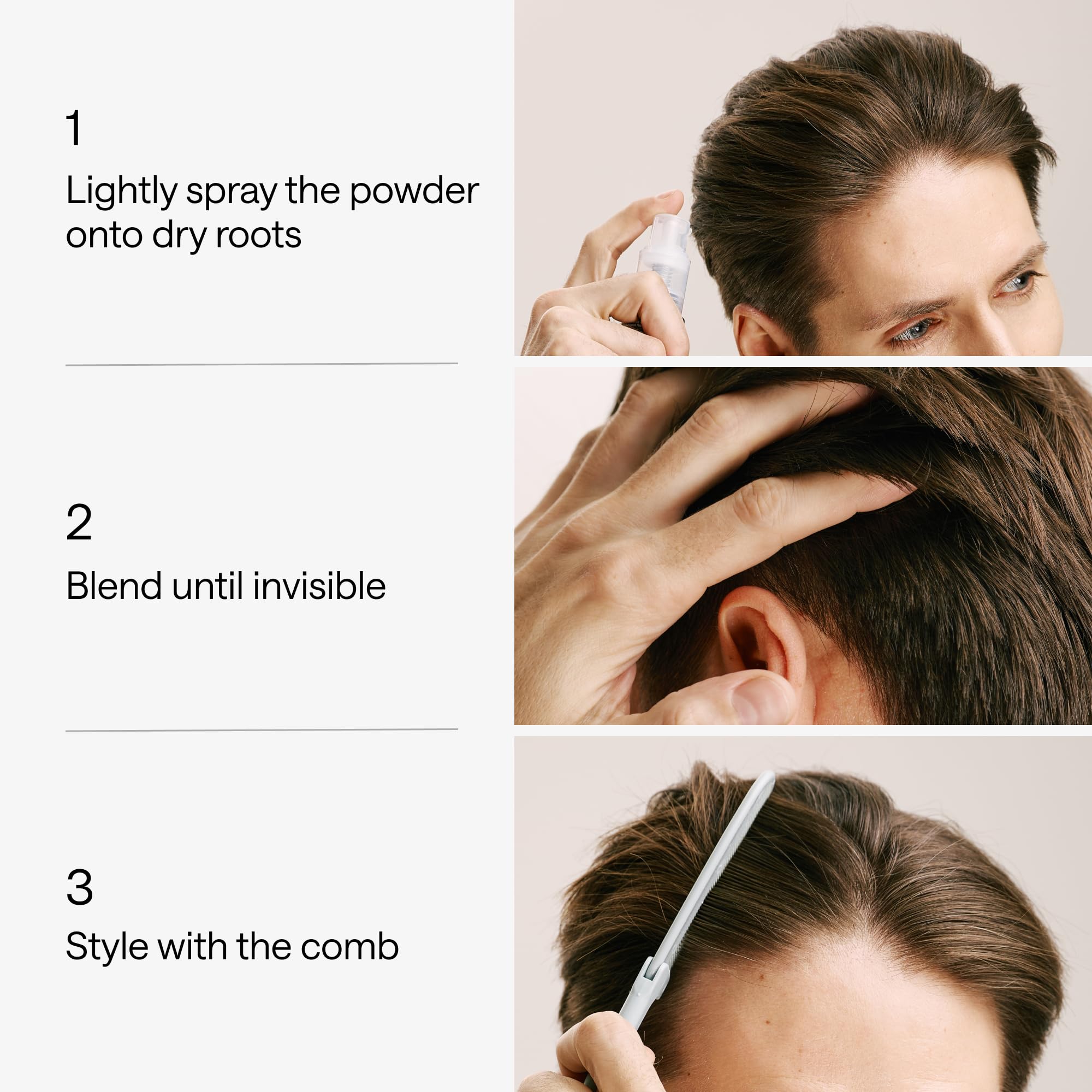 WONDER FAMILY Hair Styling Powder volume boost for thin or curly hair