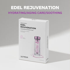 Wonjin Effect Edel Rejuvenation Mask sheet close-up showing texture and hydration.
