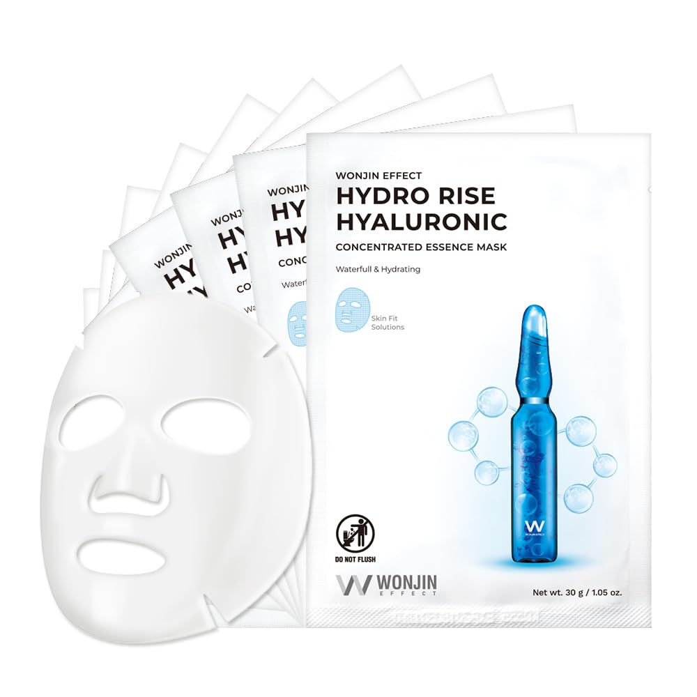 Wonjin Effect Hydro Rise Hyaluronic Mask front view for hydrated-looking skin