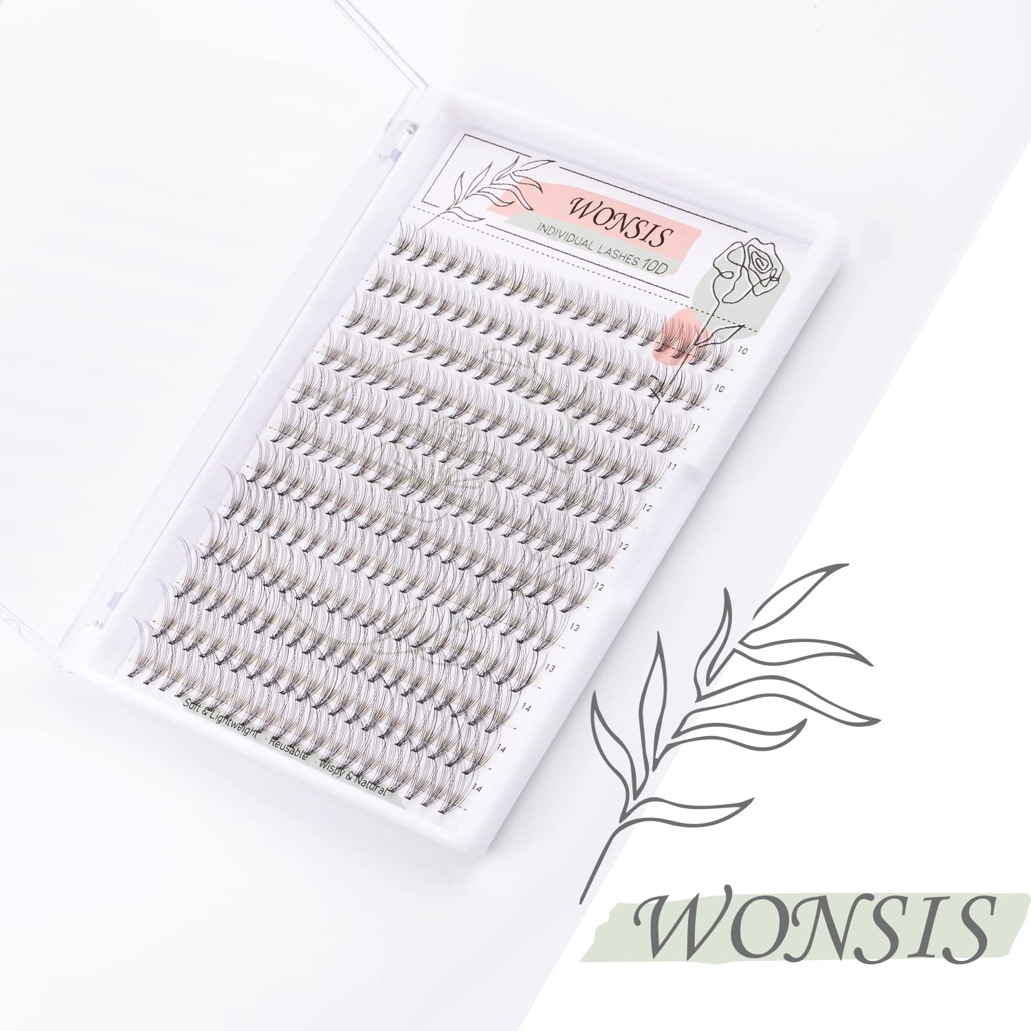 WONSIS at-home application visuals for easy DIY lash styling.