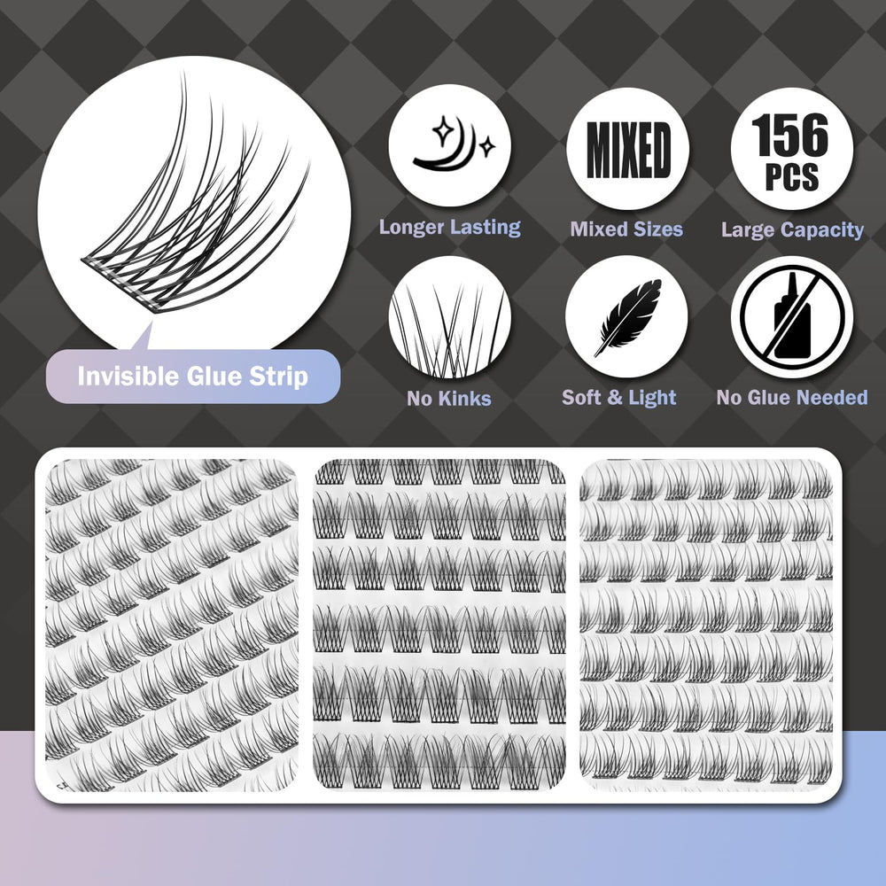 WONSIS beginner-friendly lashes for quick, mess-free application
