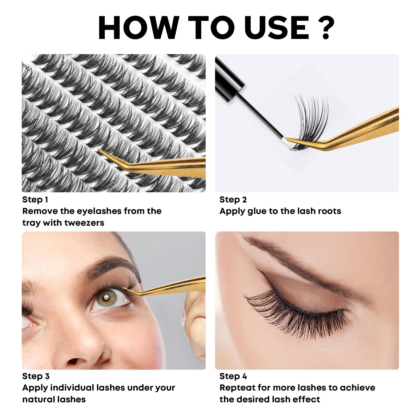 WONSIS reusable lashes suitable for professional or at-home use