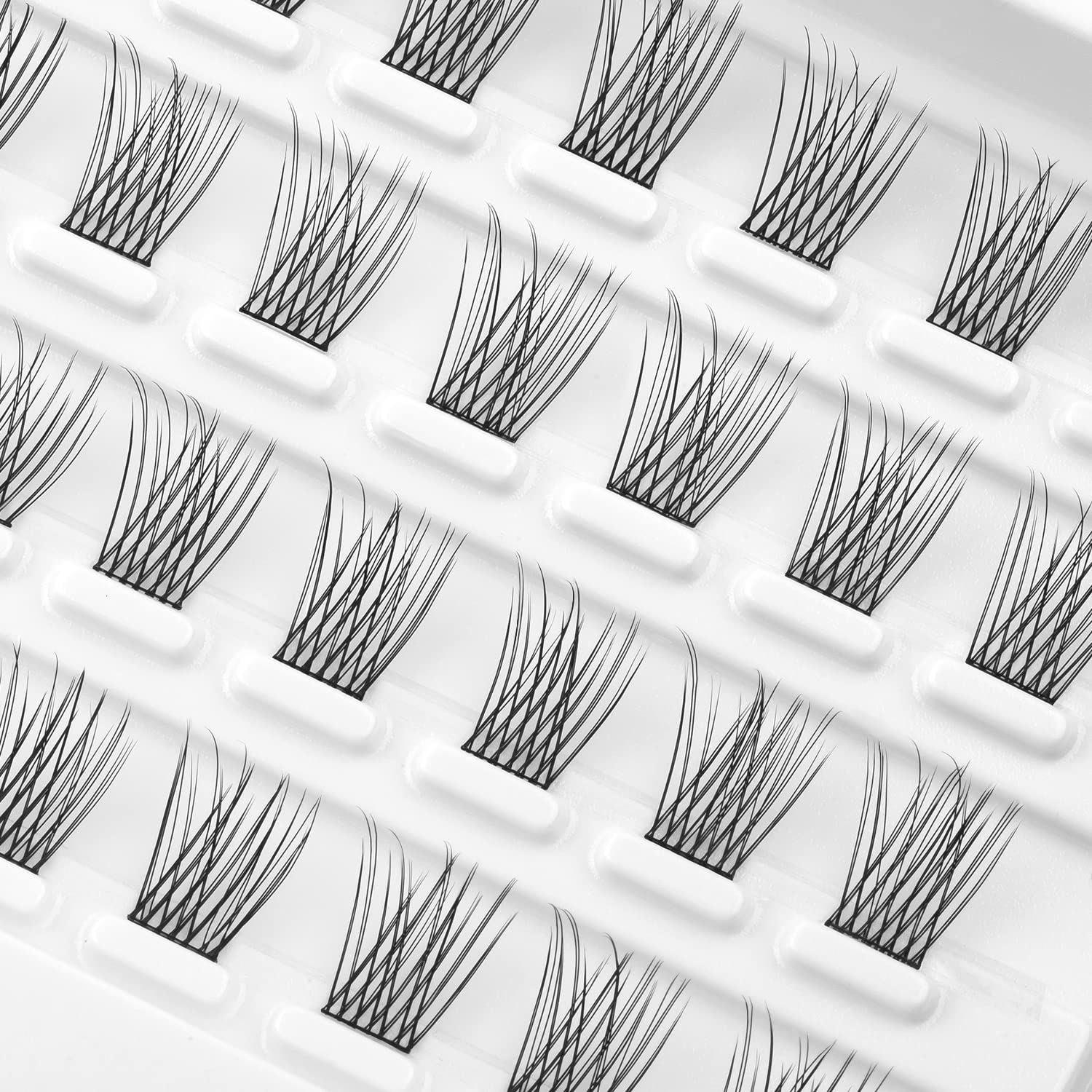 WONSIS lash clusters application beneath lashes improves natural appearance and comfort