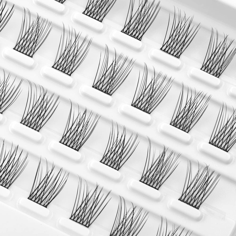 WONSIS lash clusters application beneath lashes improves natural appearance and comfort